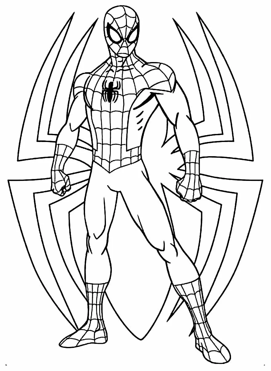 Homem-Aranha Coloring Pages – 009