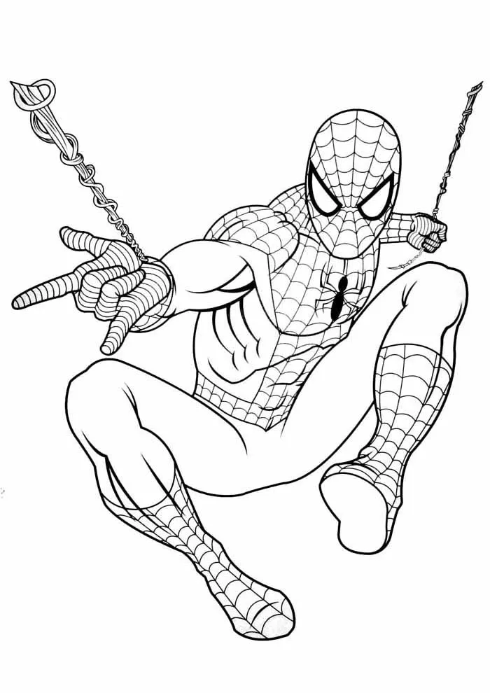 Homem-Aranha Coloring Pages – 010