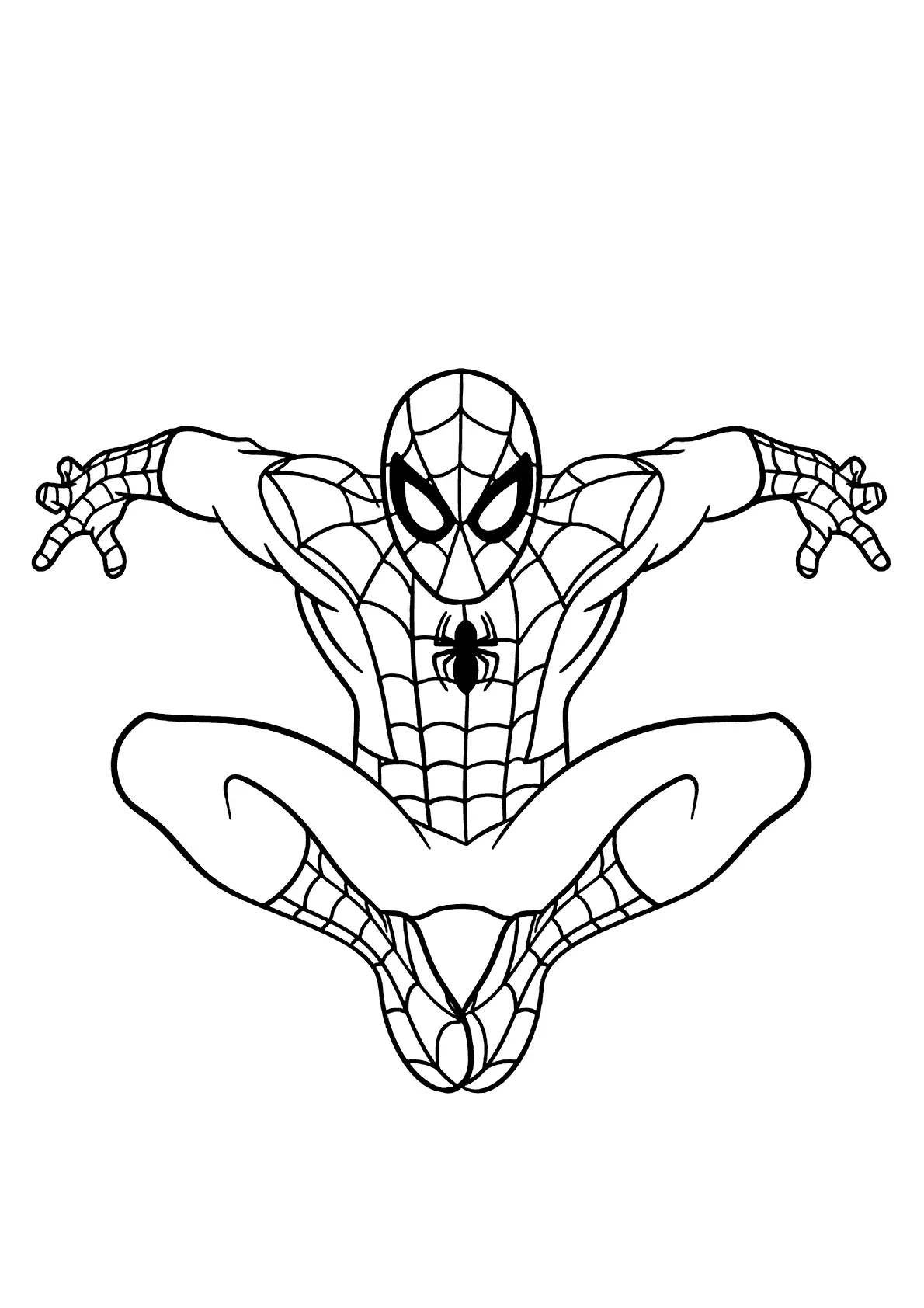 Homem-Aranha Coloring Pages – 011