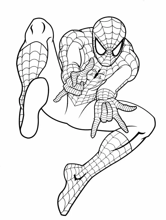 Homem-Aranha Coloring Pages – 014