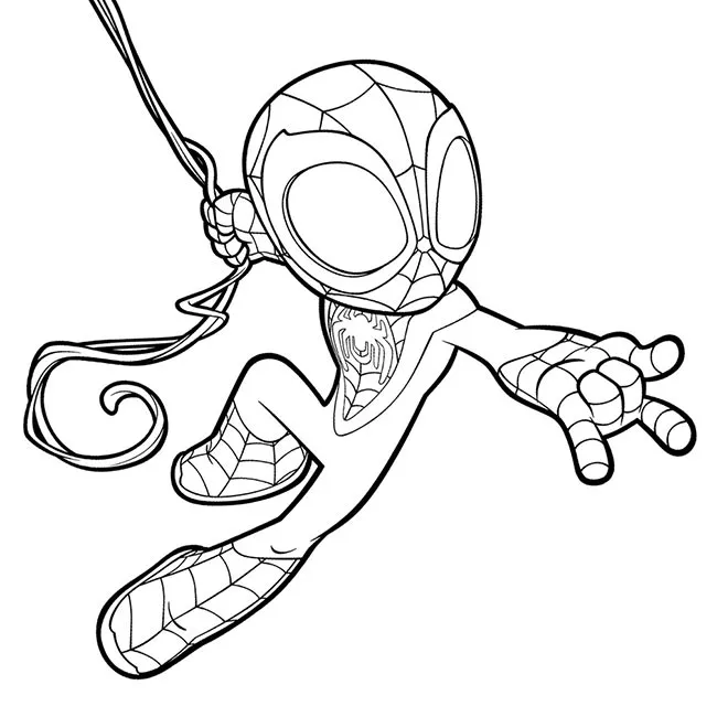 Homem-Aranha Coloring Pages – 016