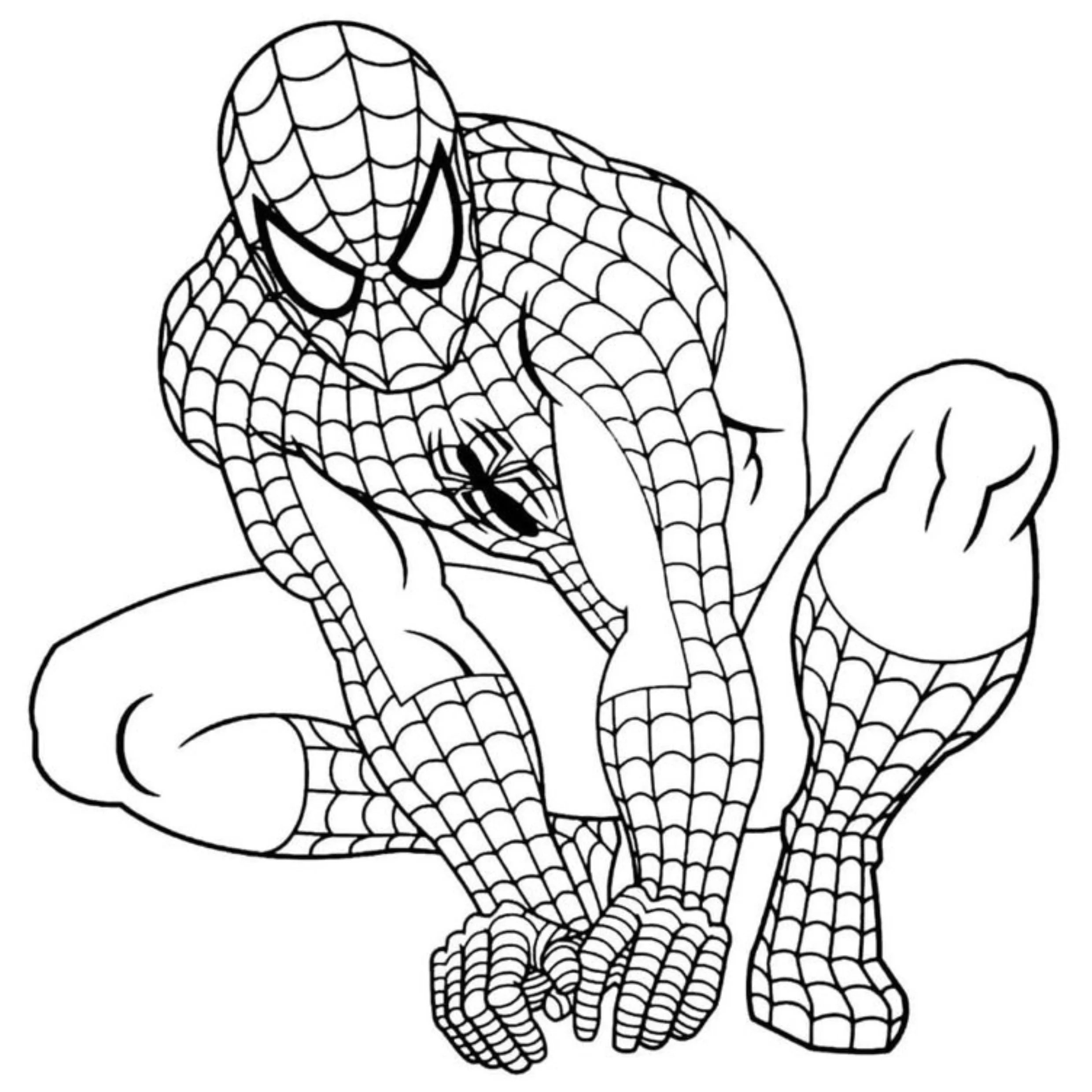 Homem-Aranha Coloring Pages – 017