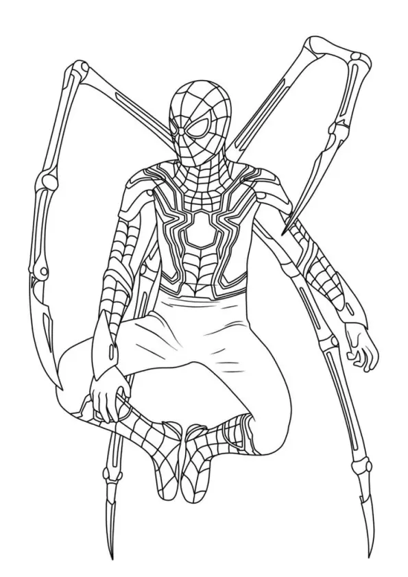 Homem-Aranha Coloring Pages – 024