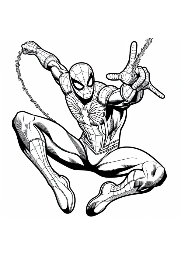 Homem-Aranha Coloring Pages – 025