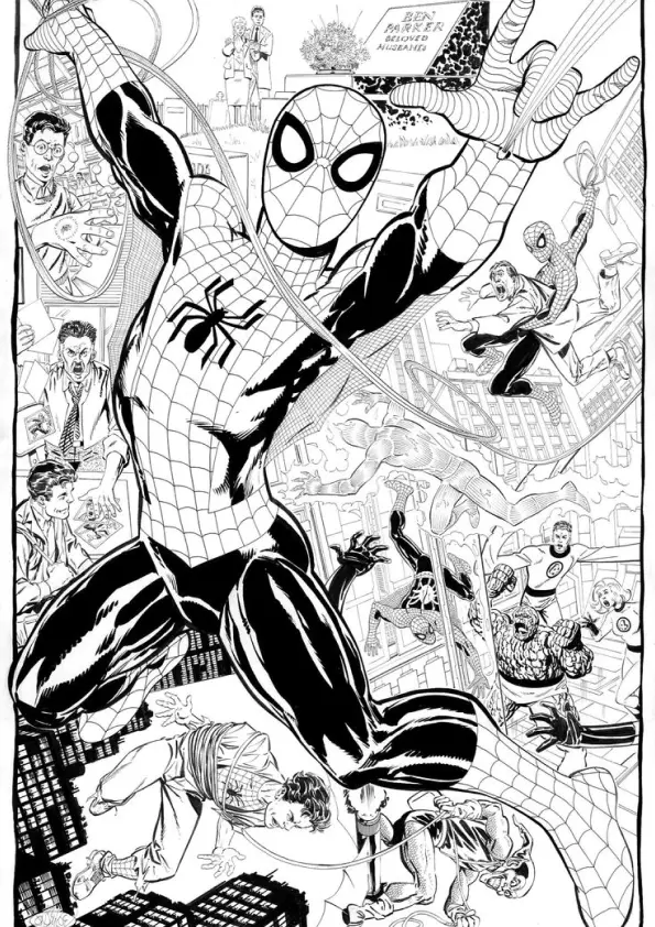 Homem-Aranha Coloring Pages – 028