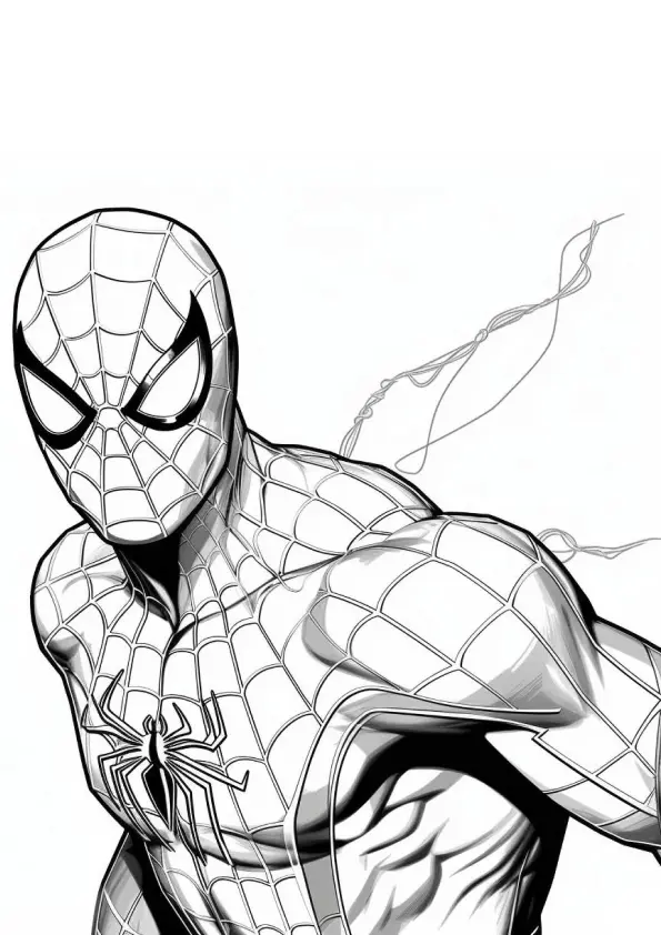 Homem-Aranha Coloring Pages – 032