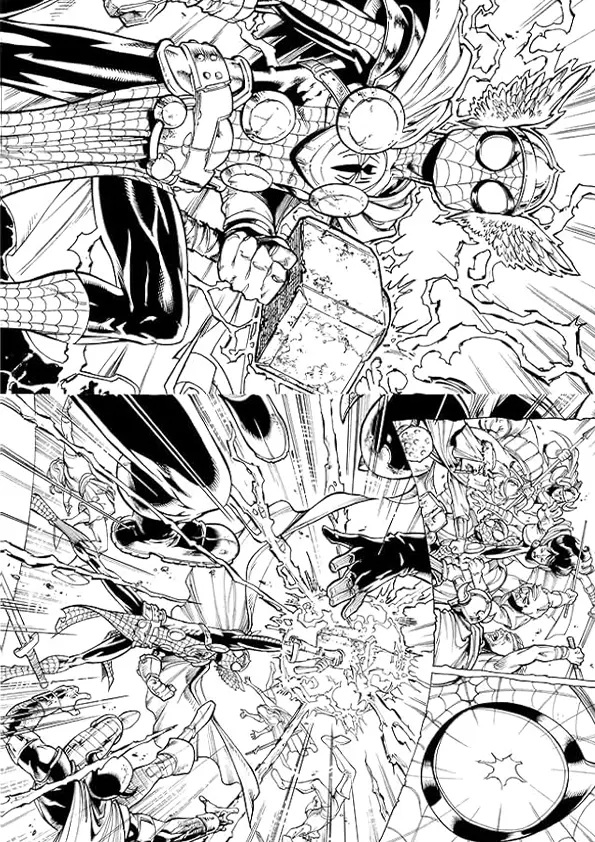 Homem-Aranha Coloring Pages – 035