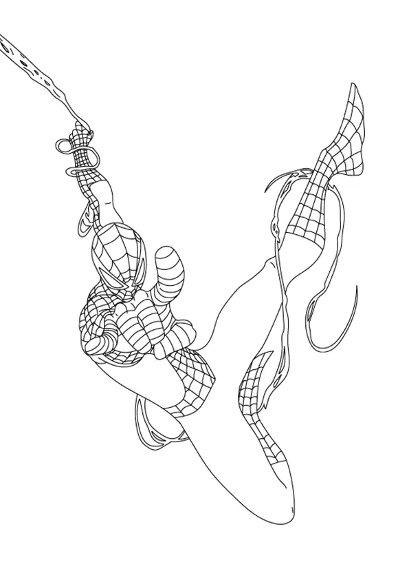 Homem-Aranha Coloring Pages – 042