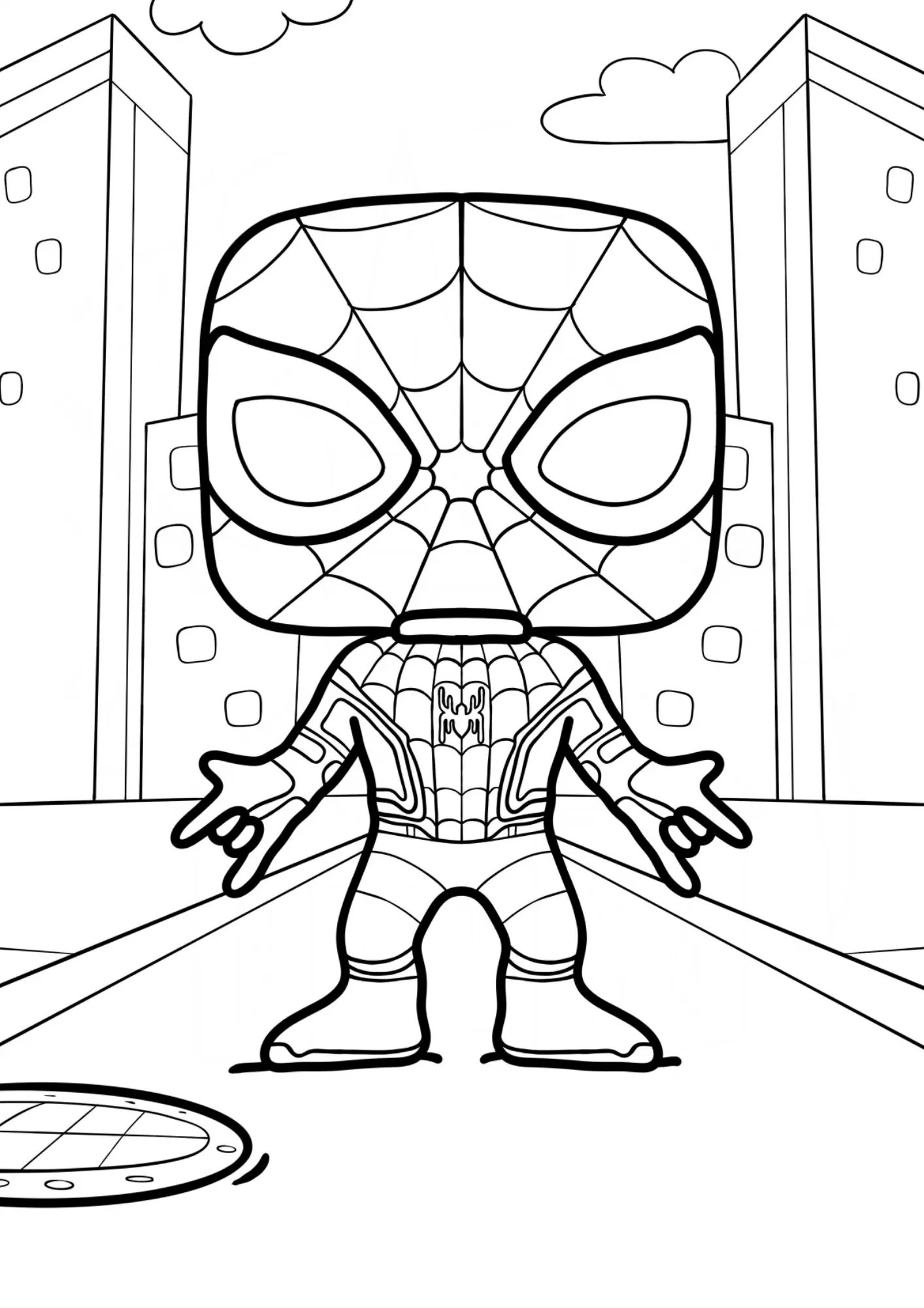 Homem-Aranha Coloring Pages – 043