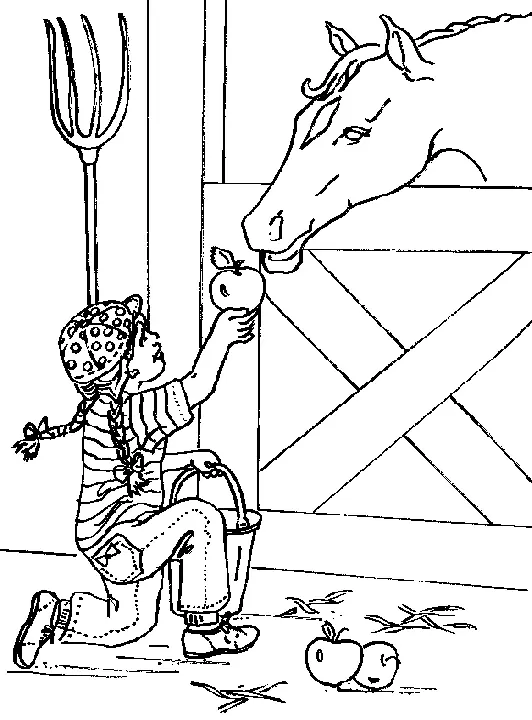 Horses Coloring Pages – 006