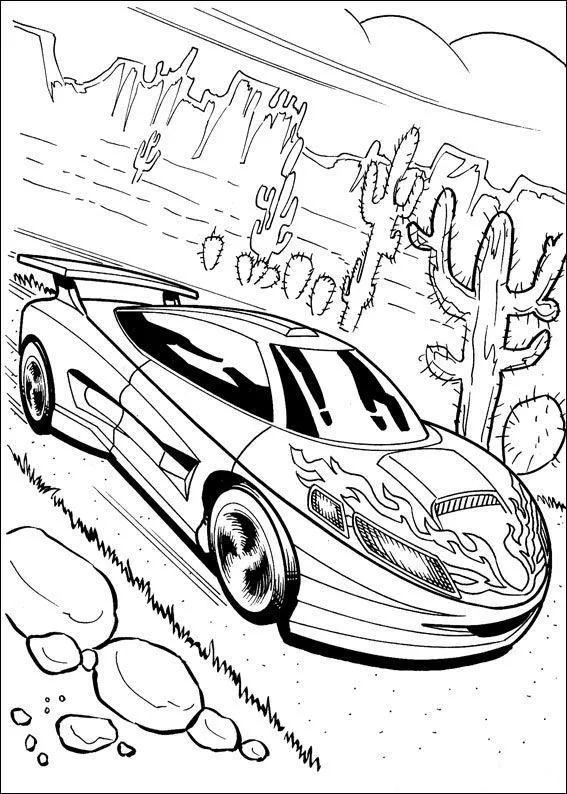 Hot Wheels Coloring Pages – 015