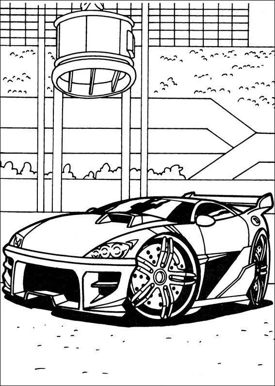 Hot Wheels Coloring Pages – 016