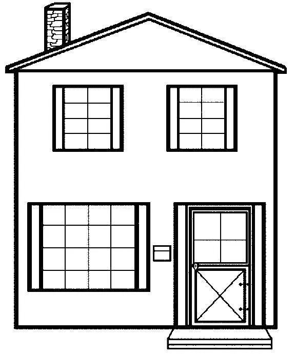 Houses Coloring Pages – 008