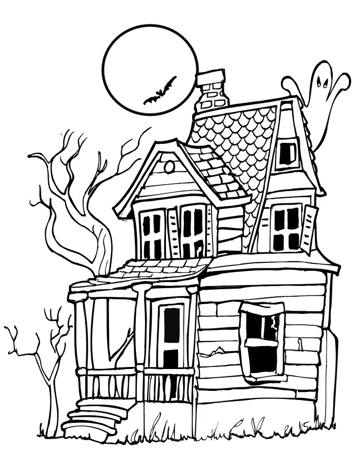 Houses Coloring Pages – 014