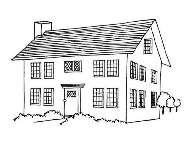 Houses Coloring Pages – 016