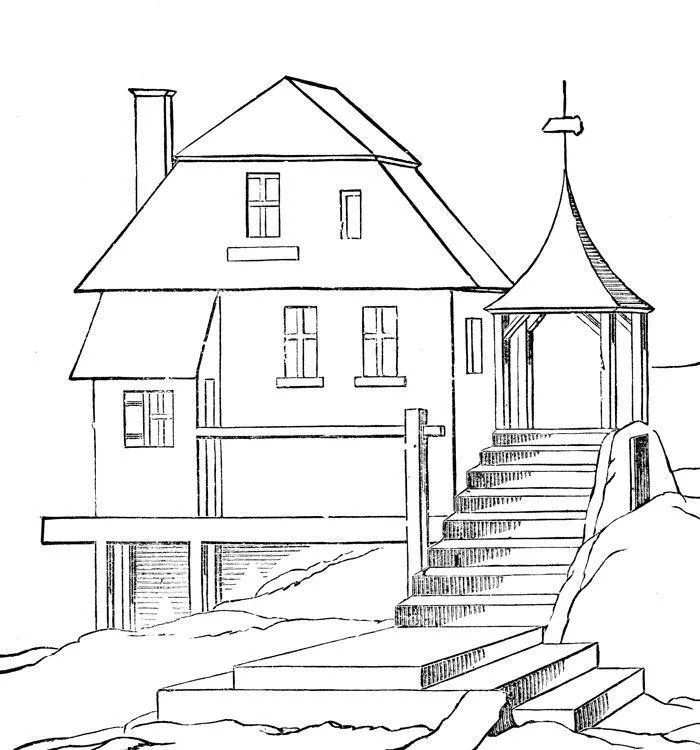 Houses Coloring Pages – 020