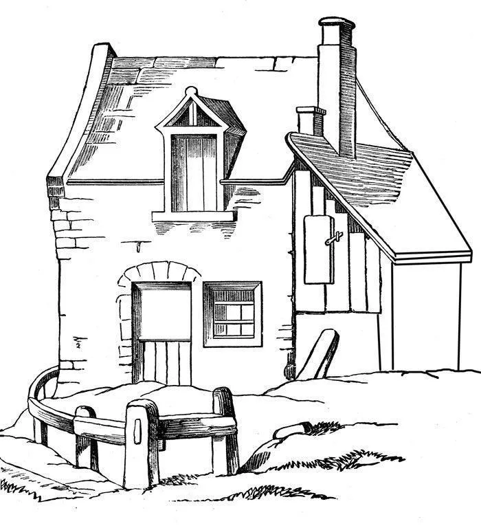Houses Coloring Pages – 021