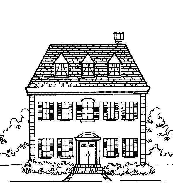 Houses Coloring Pages – 026