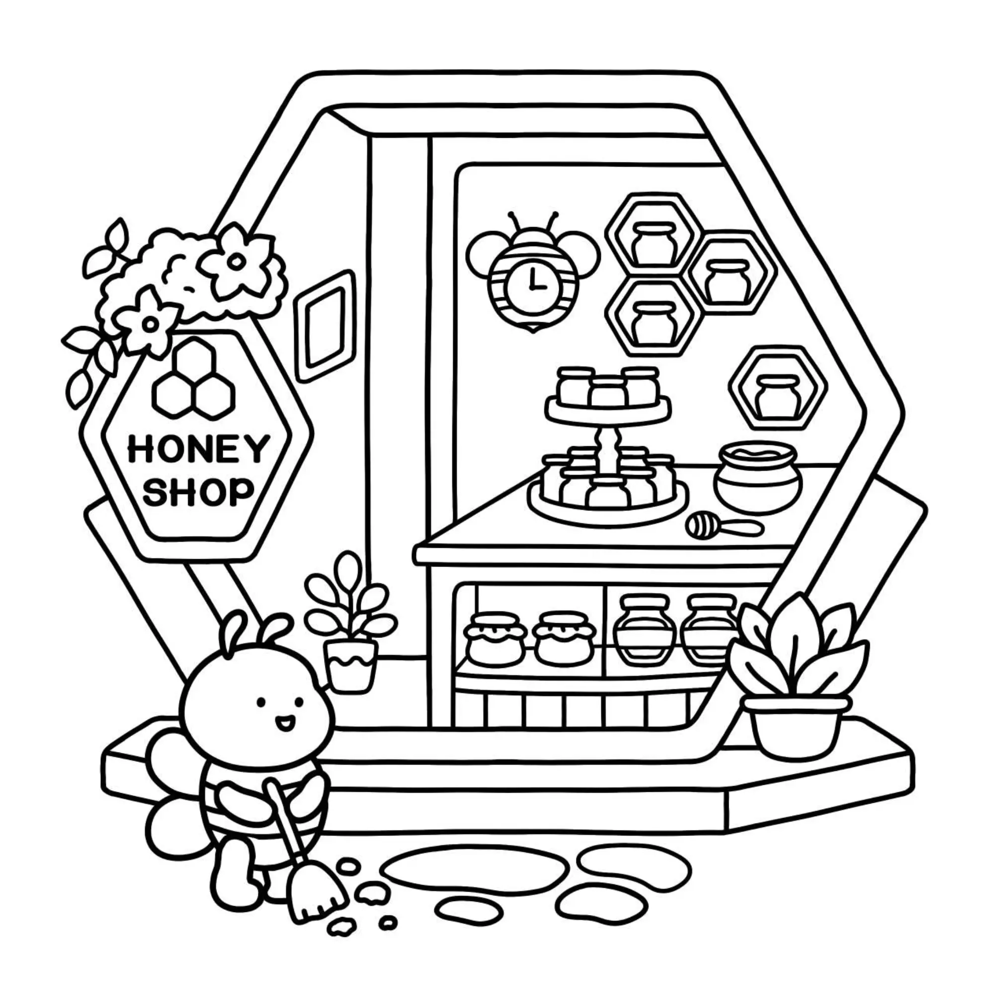 Houses Coloring Pages – 044