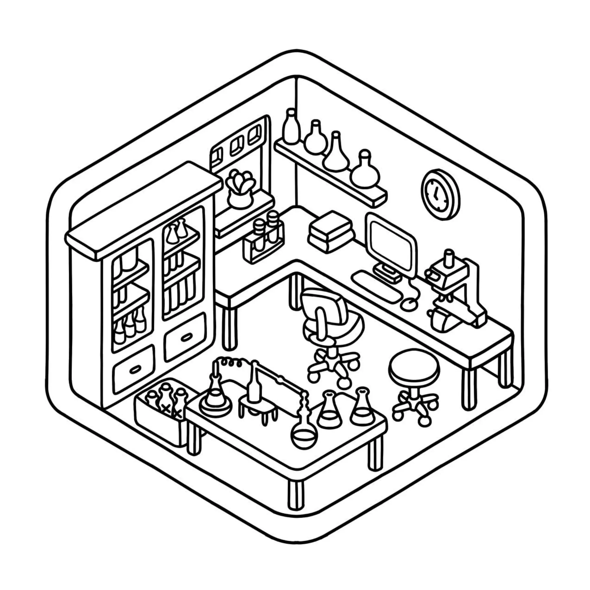 Houses Coloring Pages – 047