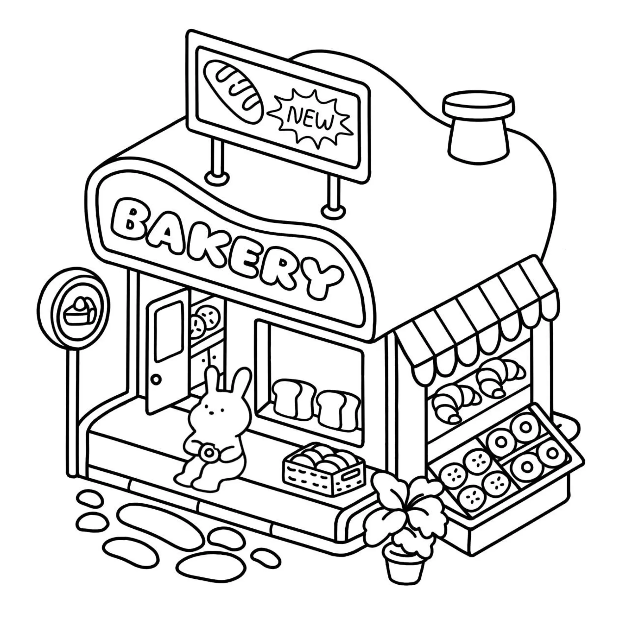 Houses Coloring Pages – 049