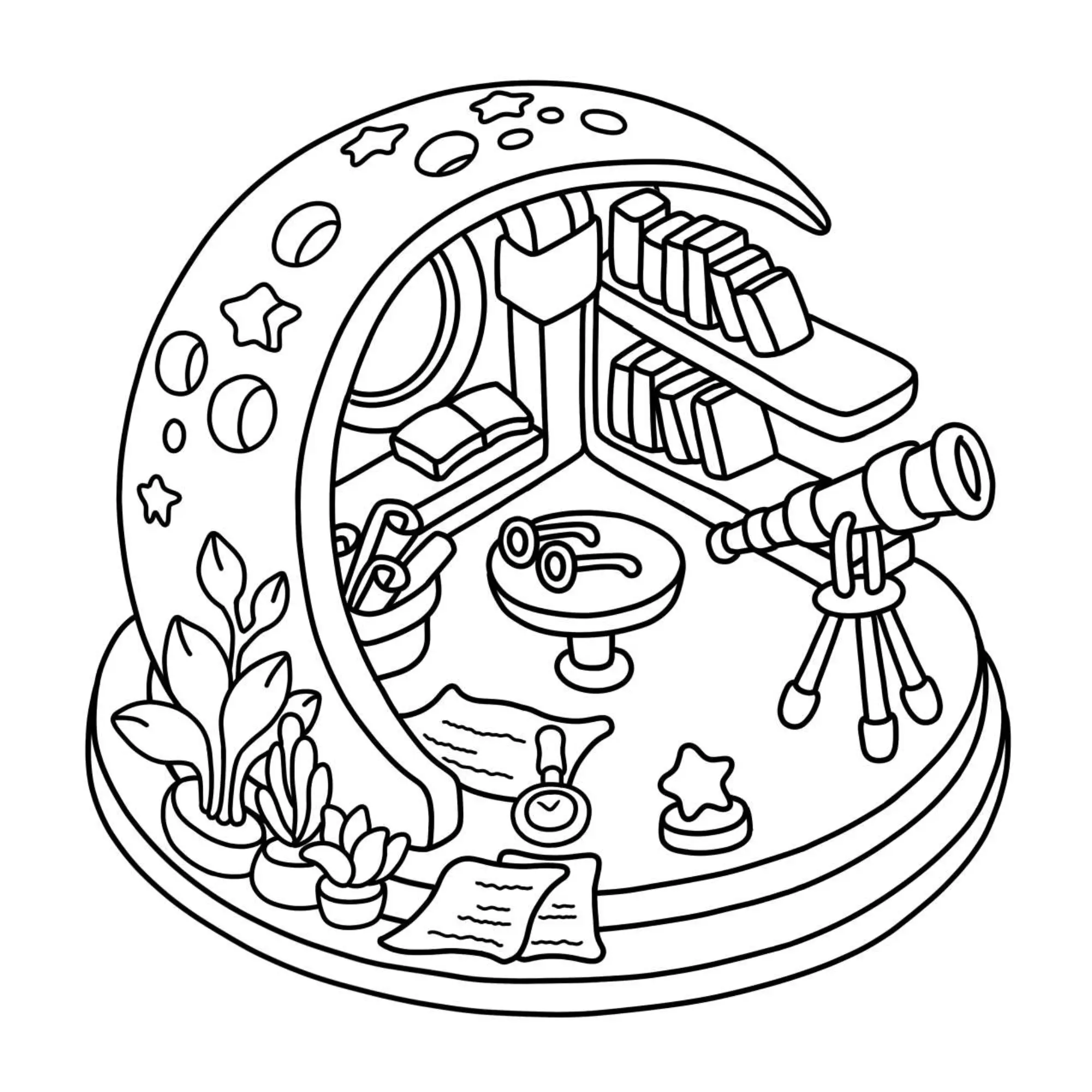 Houses Coloring Pages – 050