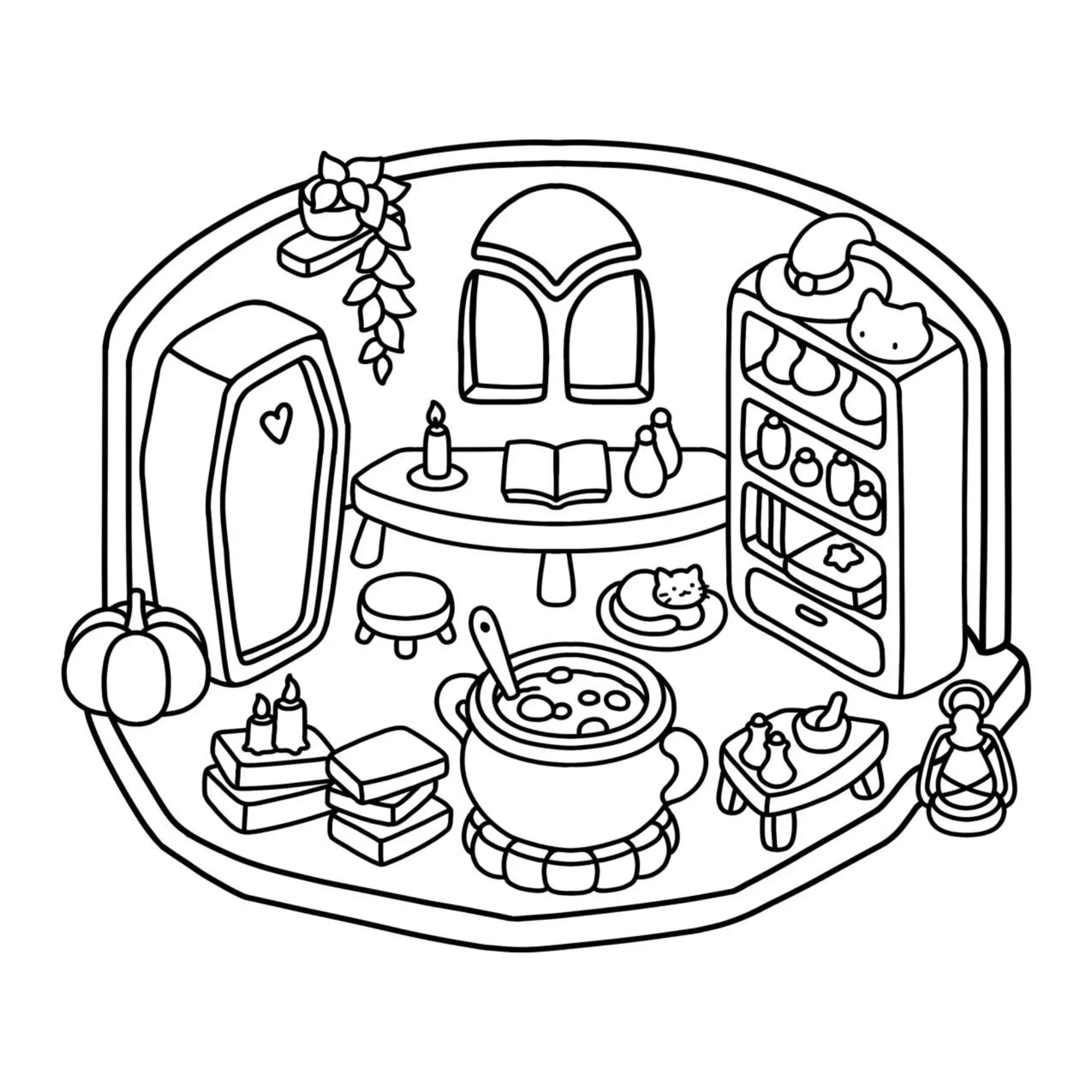 Houses Coloring Pages – 051