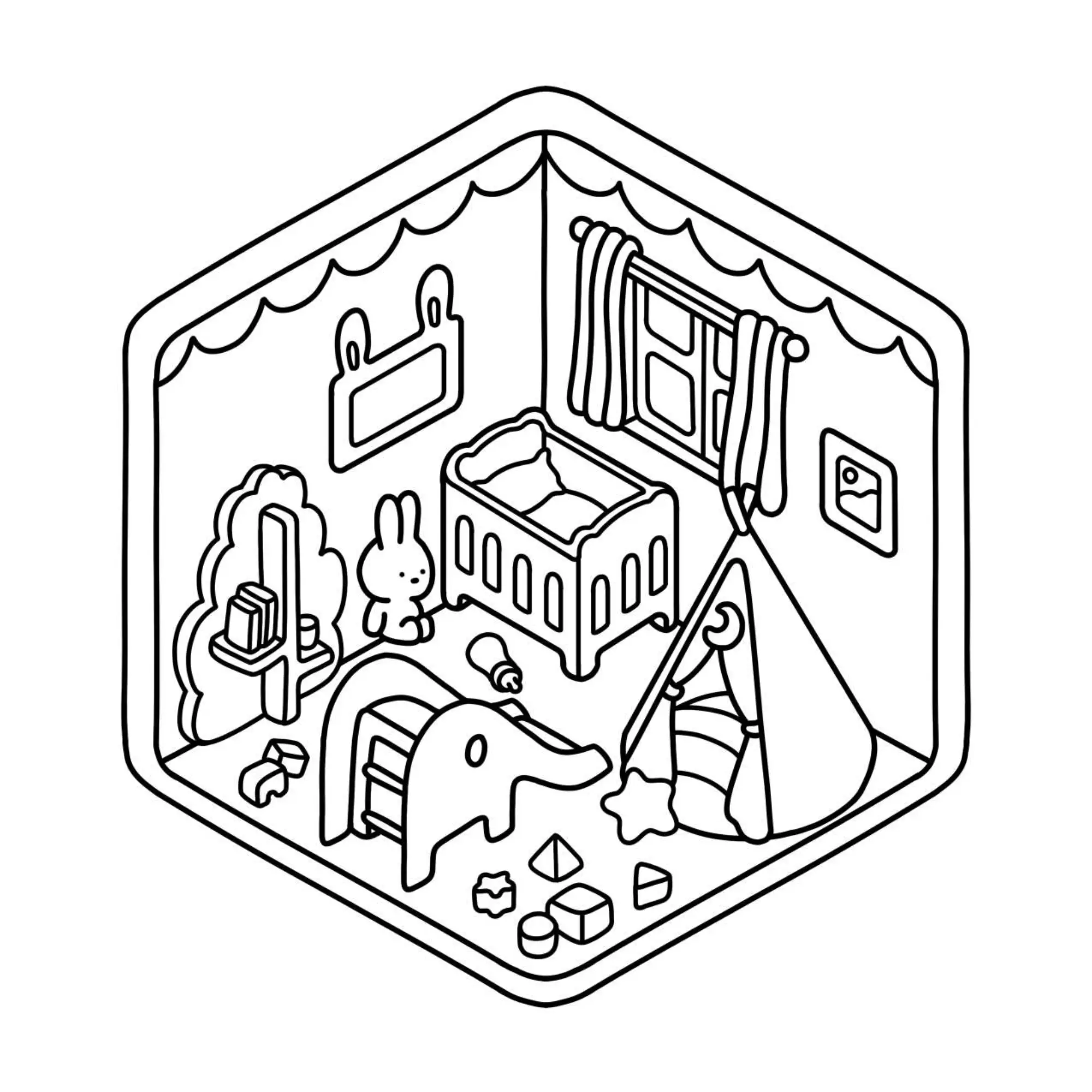 Houses Coloring Pages – 052