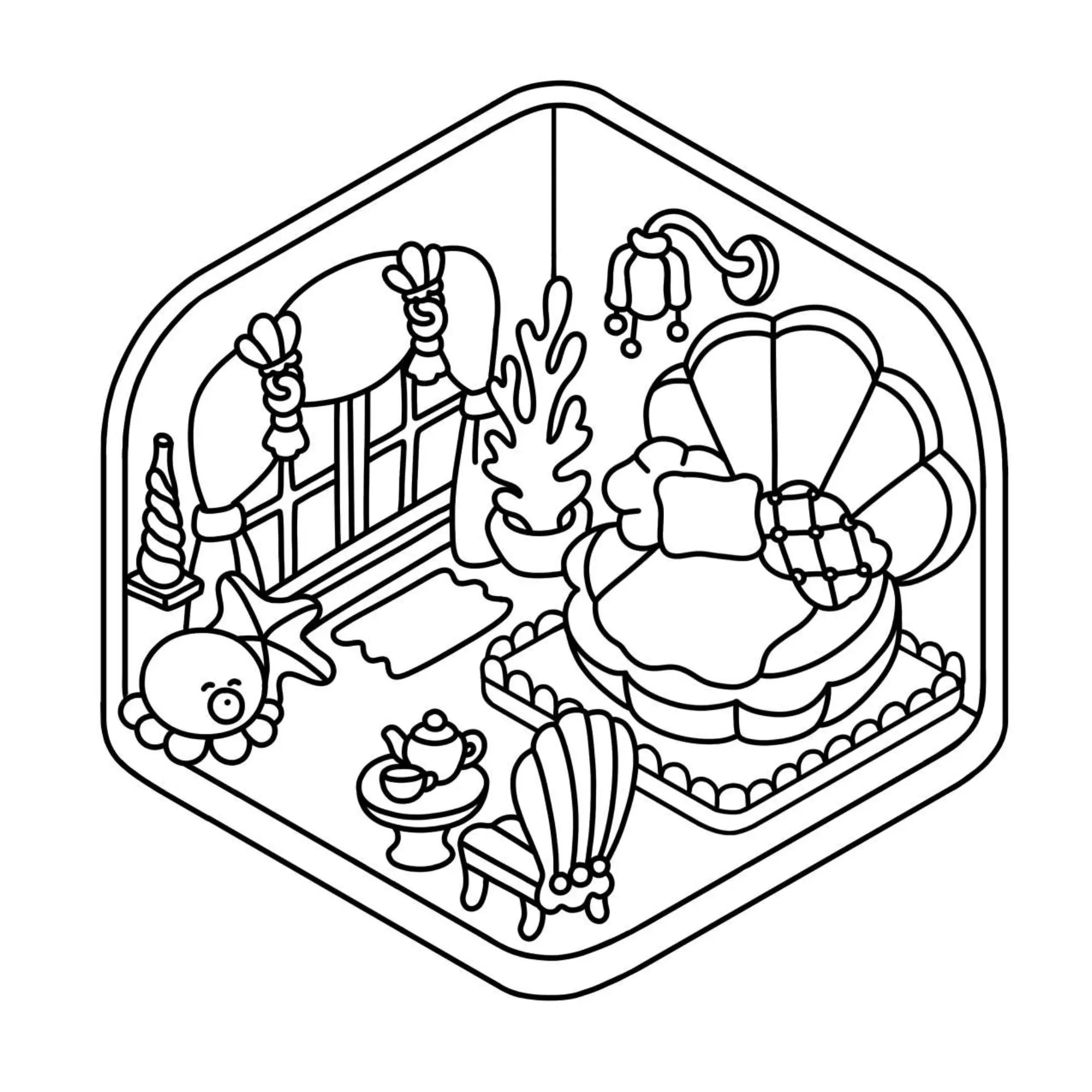 Houses Coloring Pages – 054