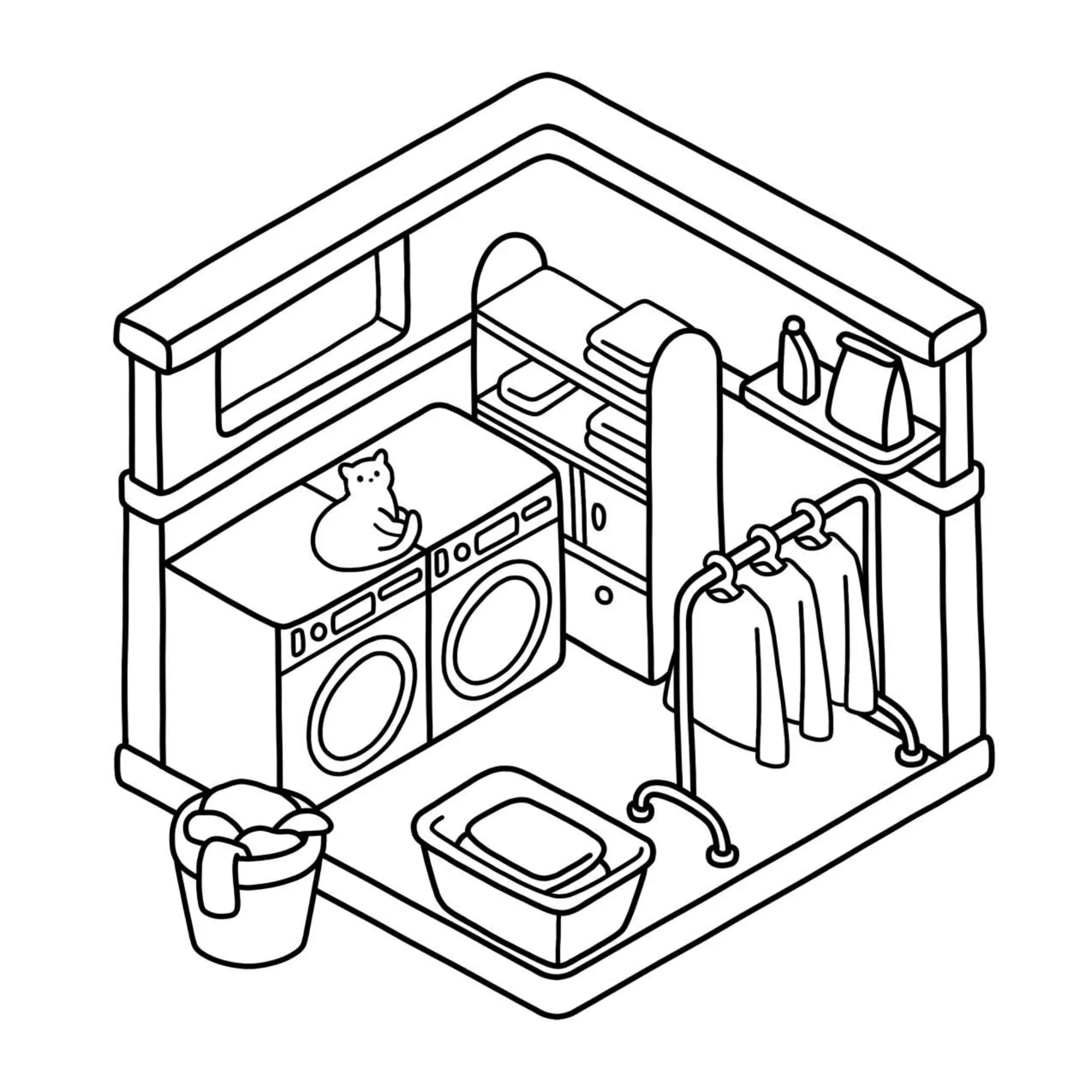 Houses Coloring Pages – 062