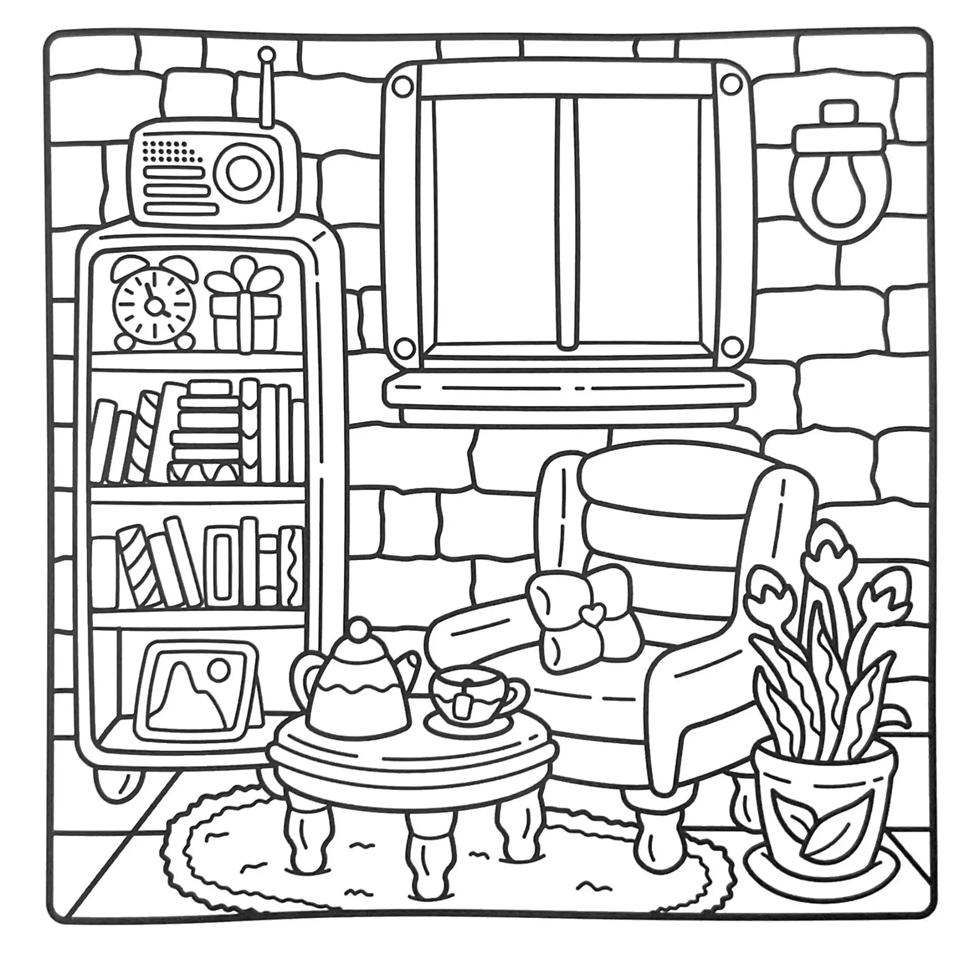 Houses Coloring Pages – 077