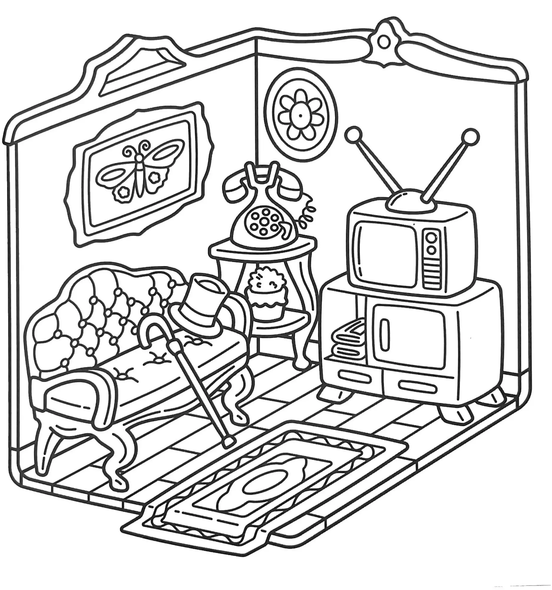 Houses Coloring Pages – 080