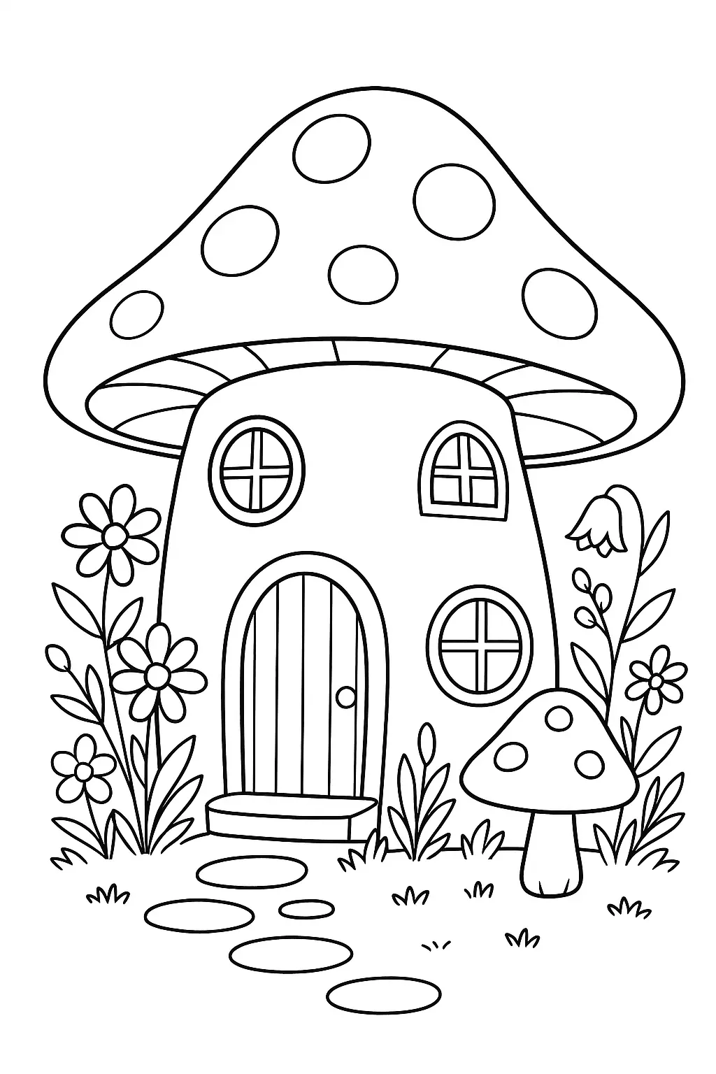 Houses Coloring Pages – 087