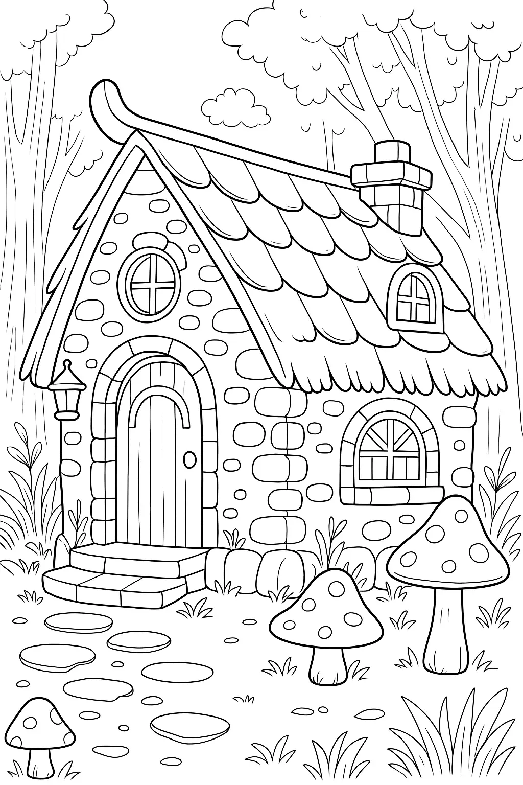 Houses Coloring Pages – 094