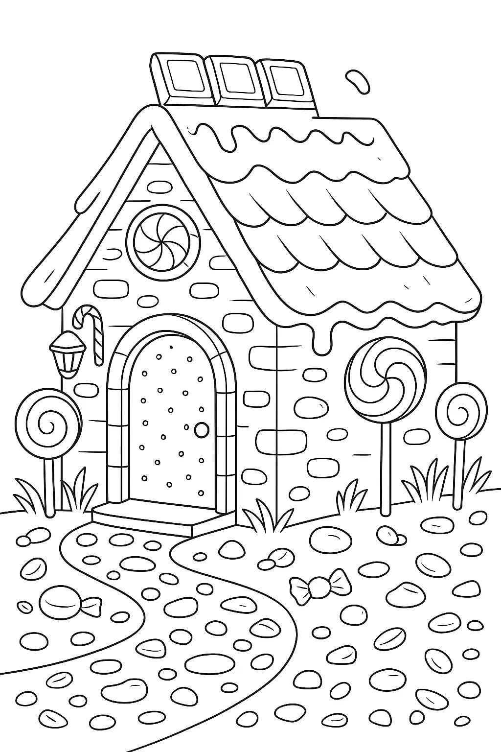 Houses Coloring Pages – 097