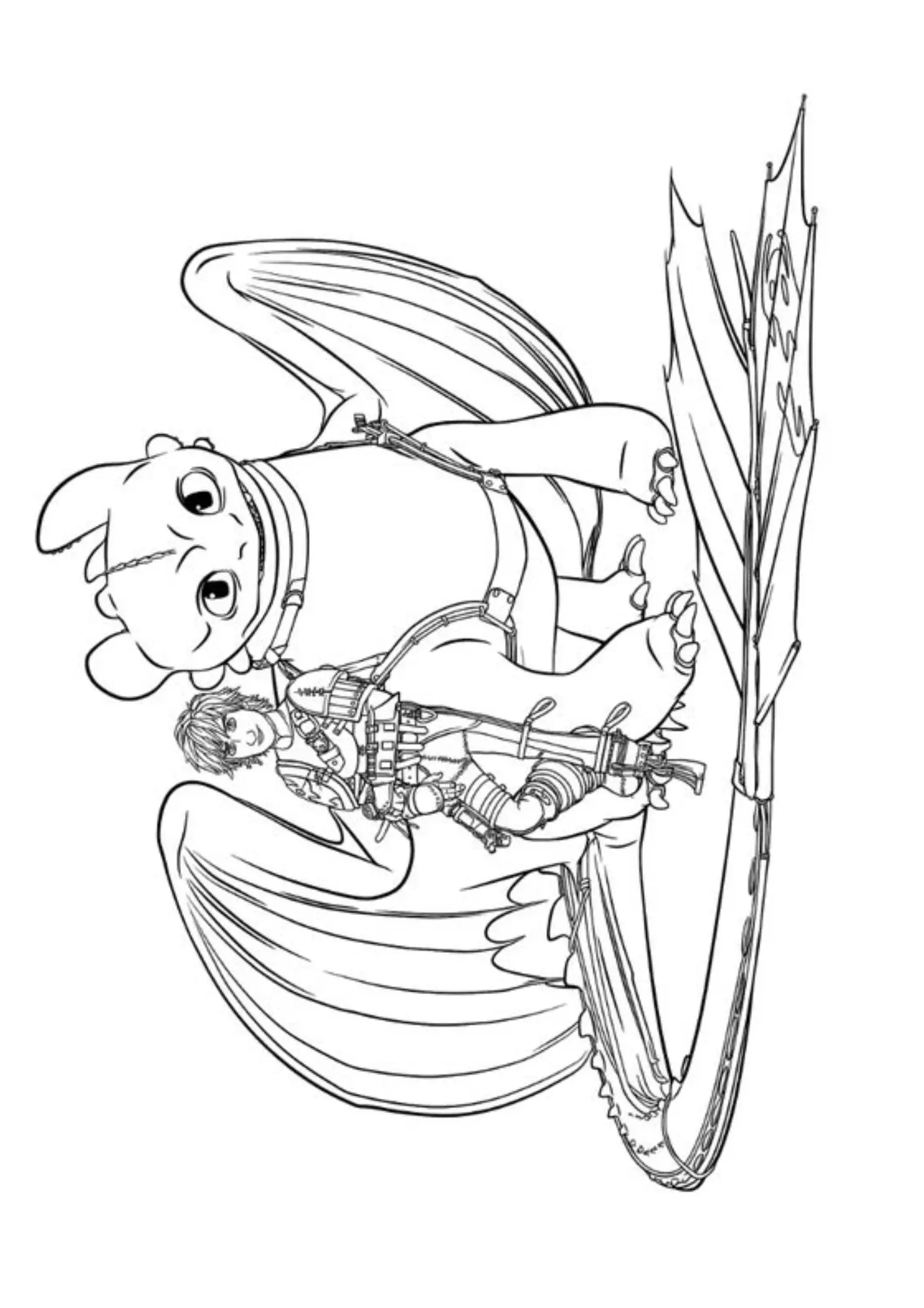 How To Train Your Dragon Coloring Pages – 011