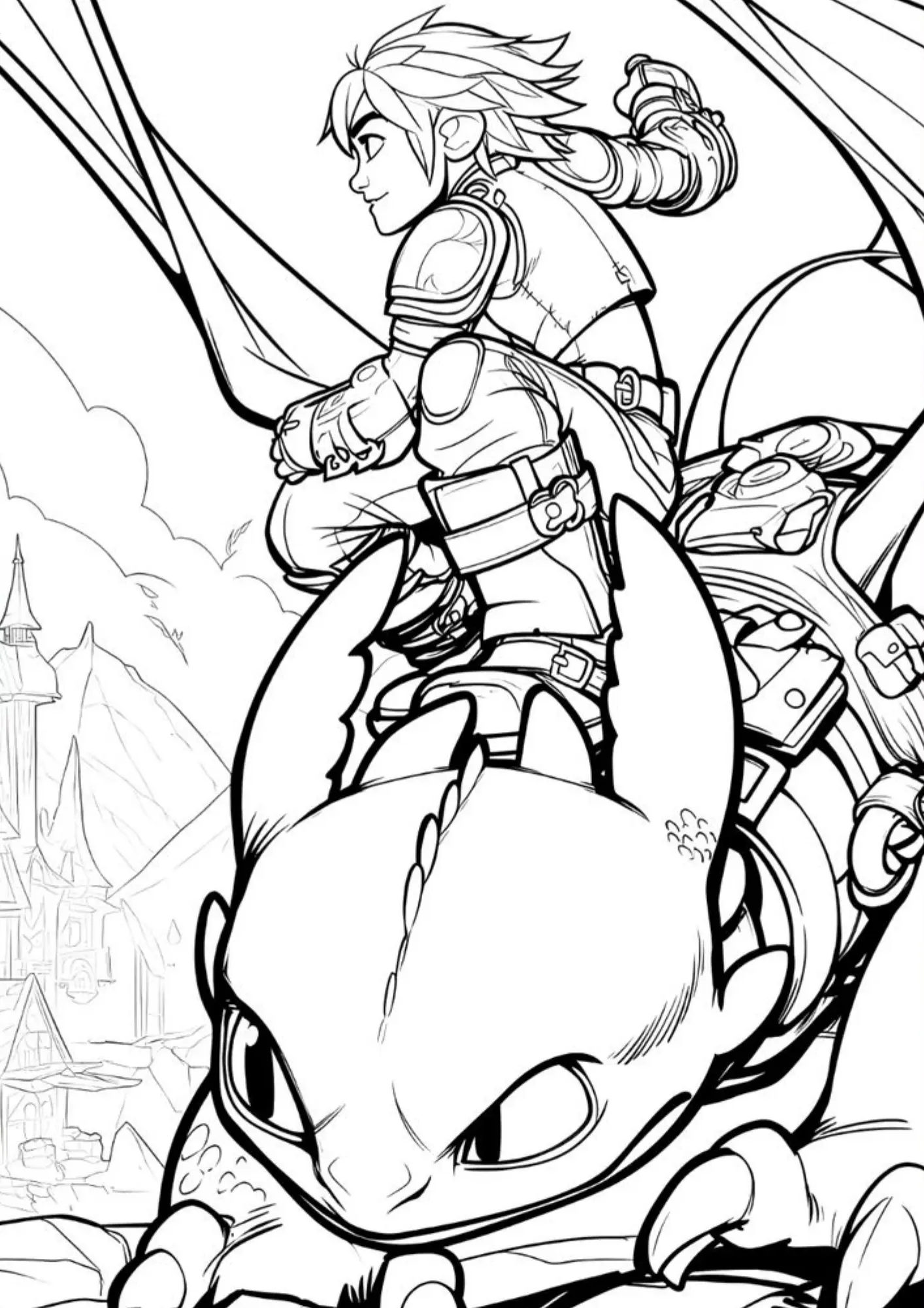 How To Train Your Dragon Coloring Pages – 021