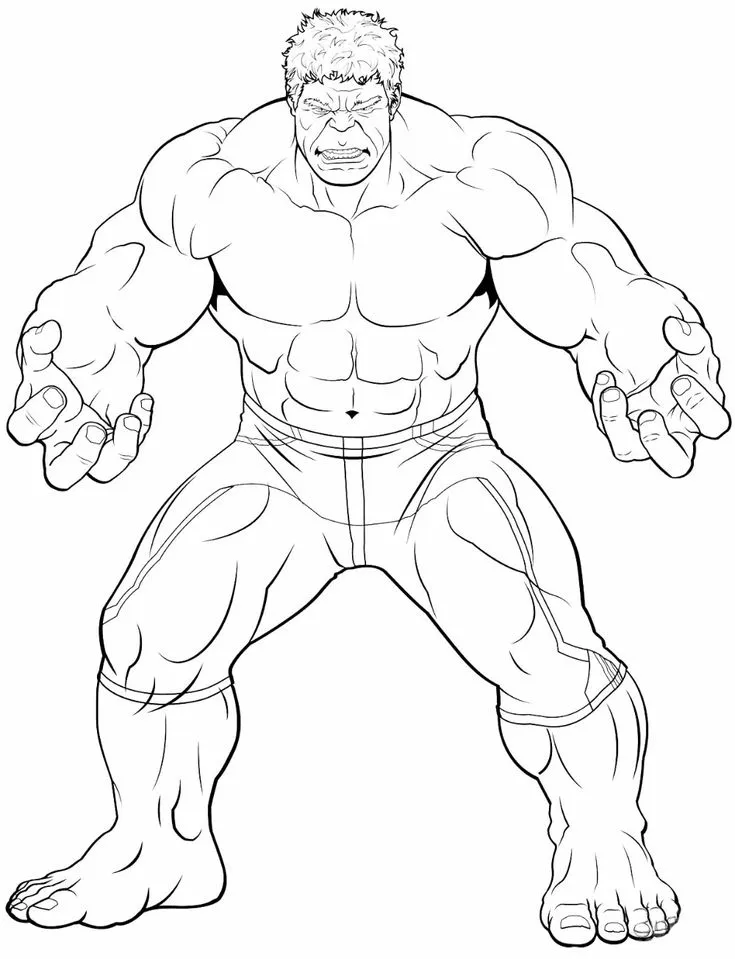 Hulk Coloring Pages – 009