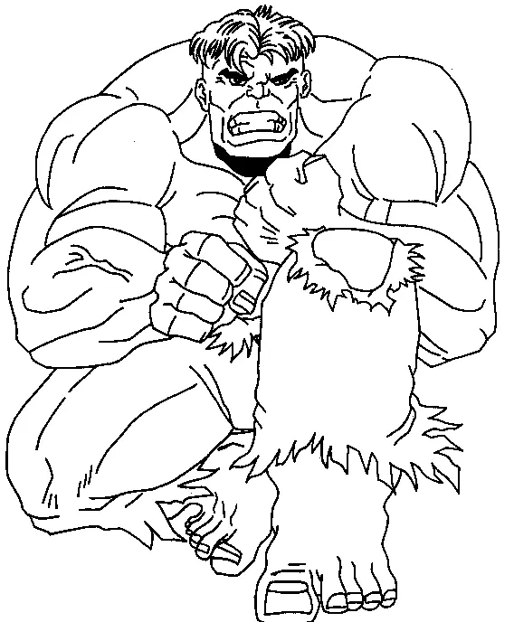 Hulk Coloring Pages – 011