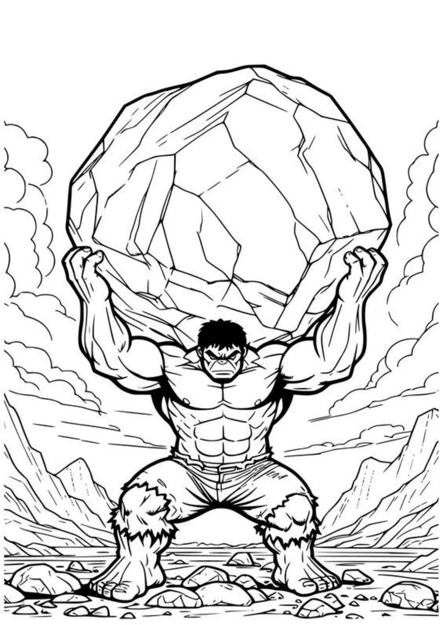 Hulk Coloring Pages – 033