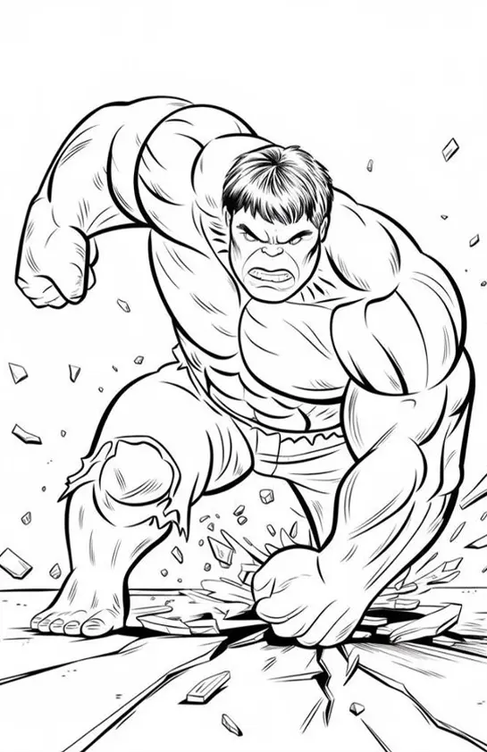 Hulk Coloring Pages – 039
