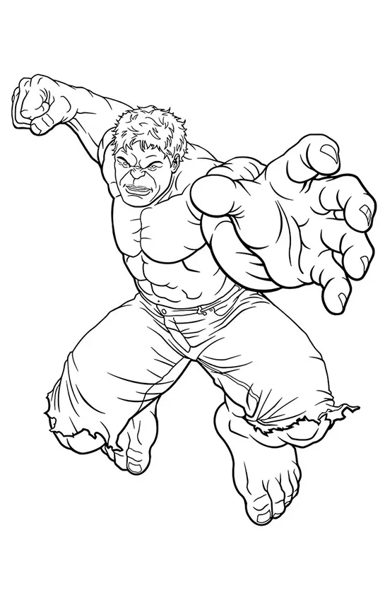 Hulk Coloring Pages – 040