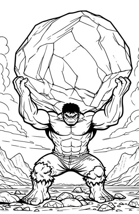 Hulk Coloring Pages – 041