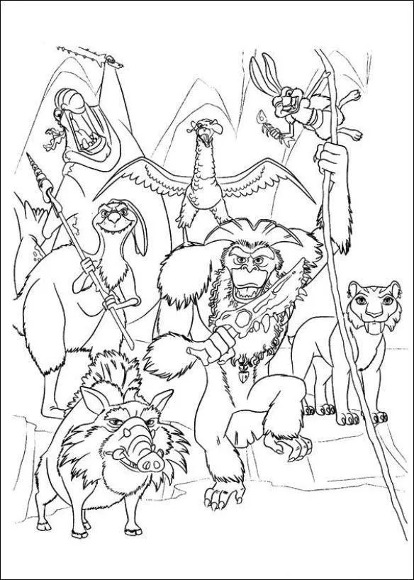 Ice Age Coloring Pages – 021