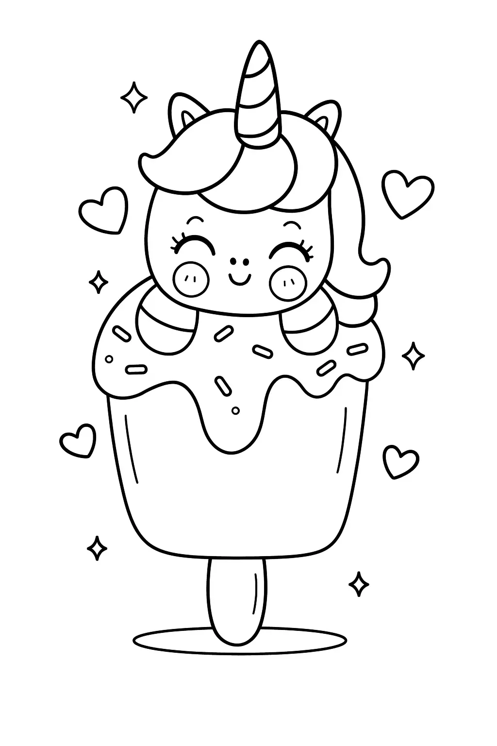 Ice Cream Coloring Pages – 013