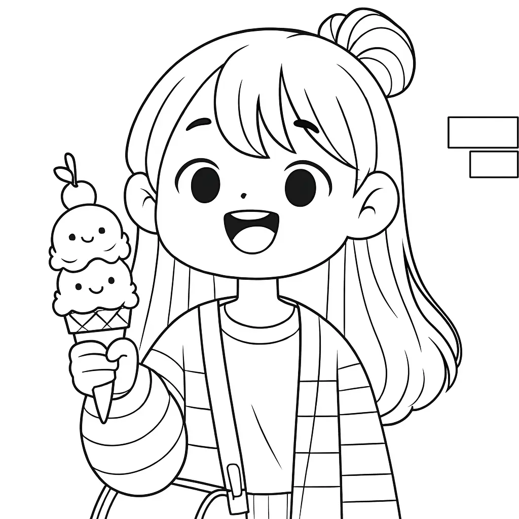 Ice Cream Coloring Pages – 015