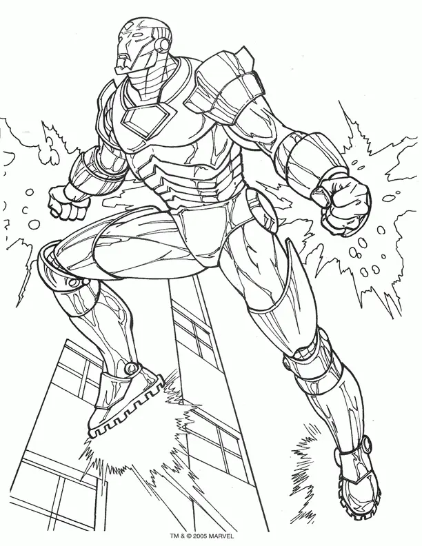 Ironman Coloring Pages – 004