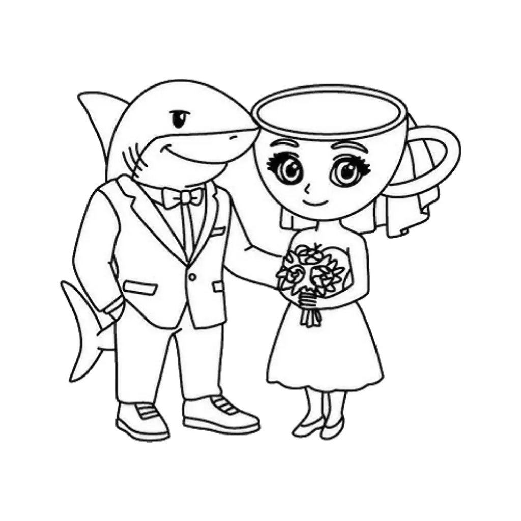 Italian Brainrot Coloring Pages – 006