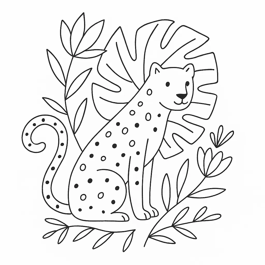 Jaguar Coloring Pages – 008