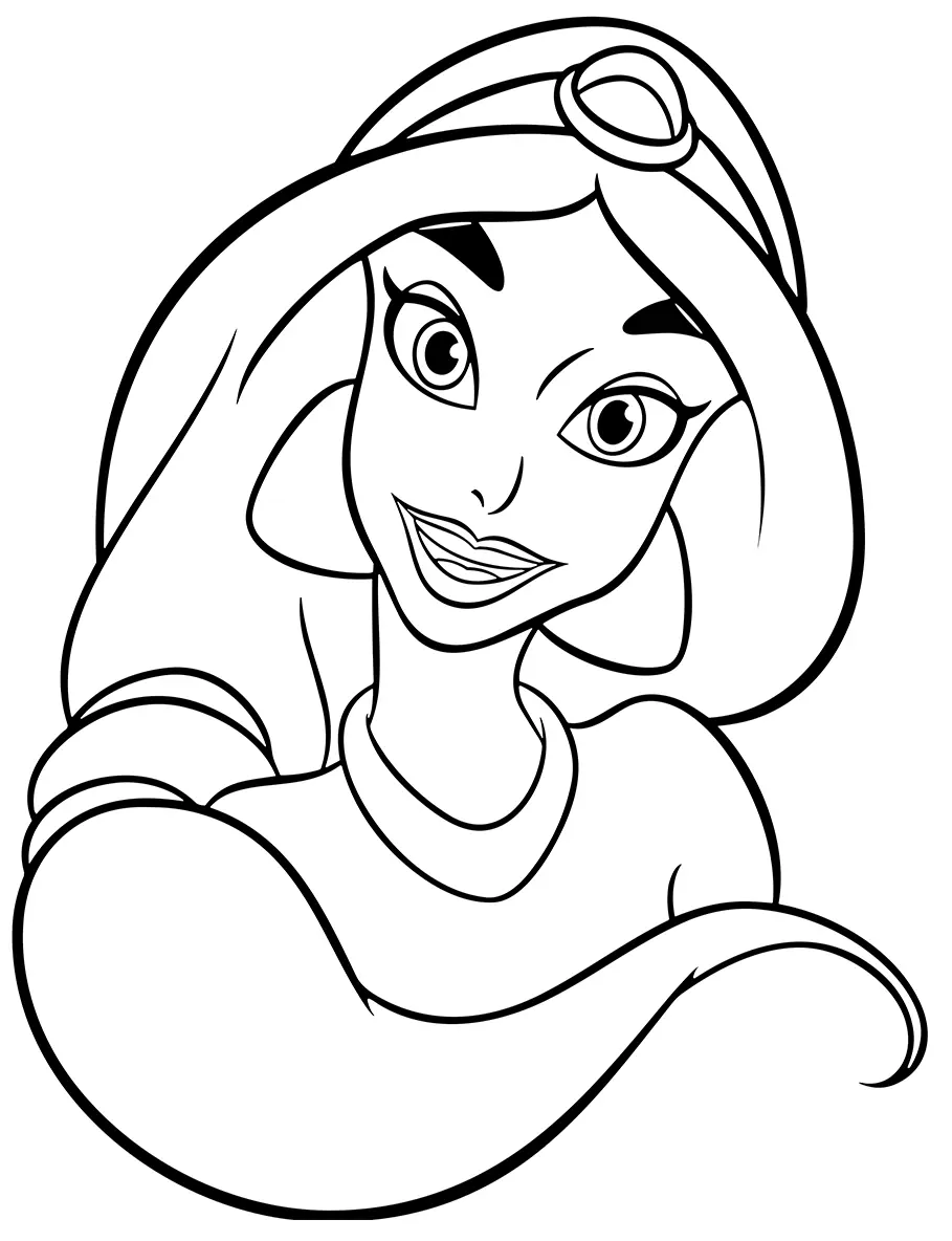 Jasmine Coloring Pages – 008